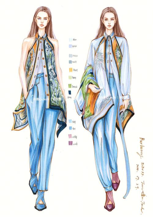 從線條到神韻 馬克筆服裝效果圖繪制全攻略